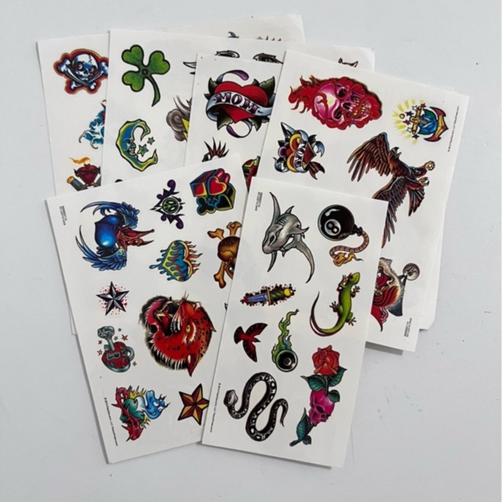 Sandy Lion Temporary Tattoos Set of 66 Tats New Variety